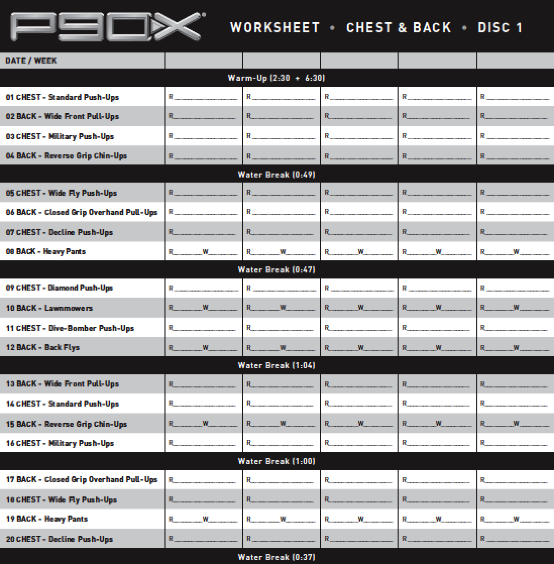 p90x workout download